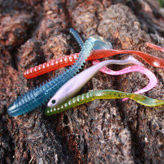 Soft plastic fishing lures for Flathead, Bream and Snapper through to Salmon and Tailor