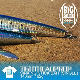 Fish Inc Tighthead prop 140mm stickbait