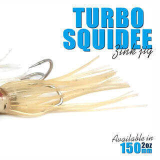 Fish Inc Turbo Squidee 150mm zinc jig