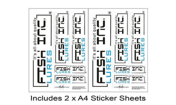 Fish Inc Stickers for your boat
